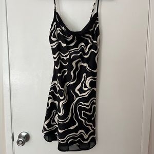 Black and white Mini dress